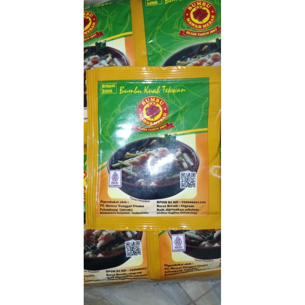 Bumbu tekwan cap mawar 20gr