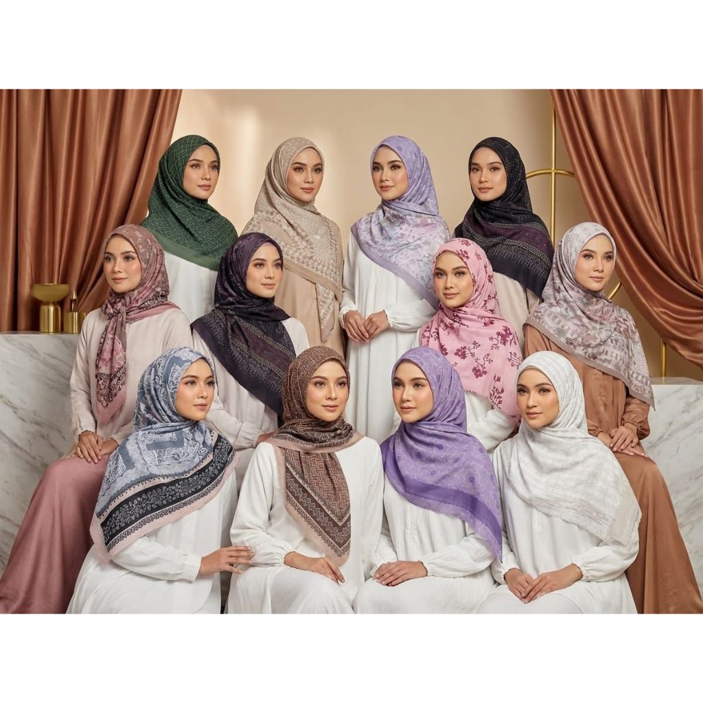 Krudung santri man ana New vol.2 terbaru arabic voal motif premium jilbab segiempat aestetik hijab s