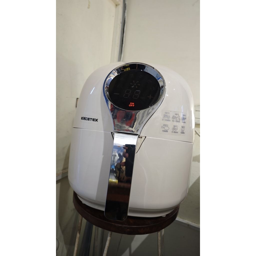 kuche excetex air fryer baru pakai sebulan