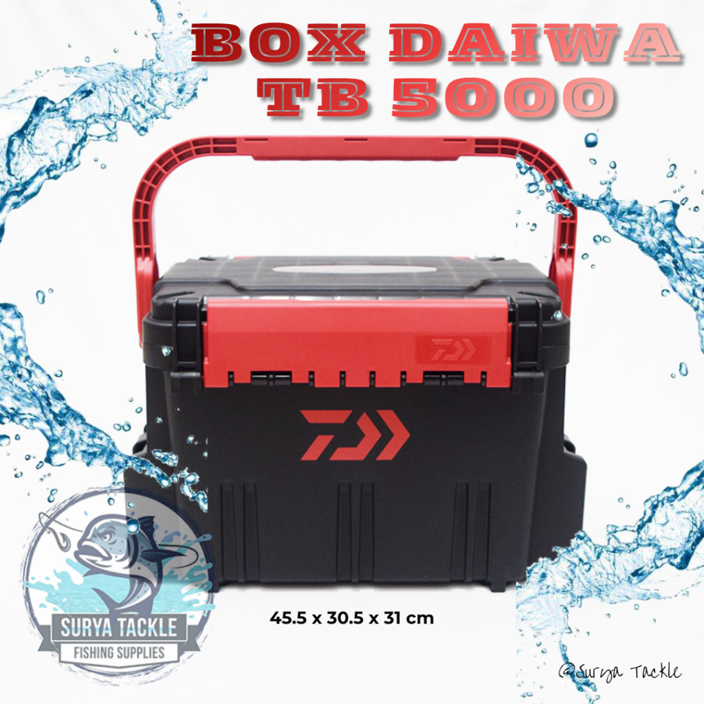 BOX TACKLE DAIWA 5000 - BLACK RED