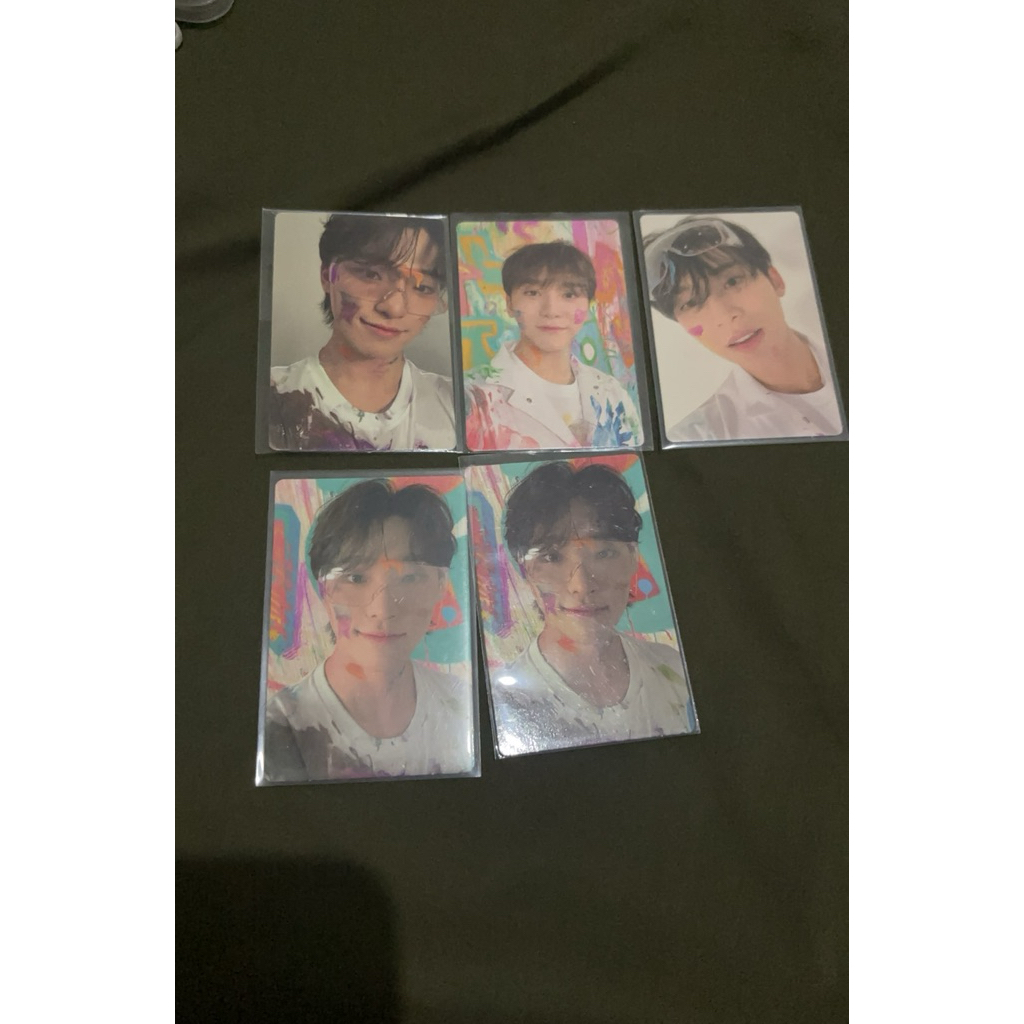 wts photocard carver cemong joshua hoshi  vernon dino the8 joshua wonwoo hao scoups jeonghan dk dino