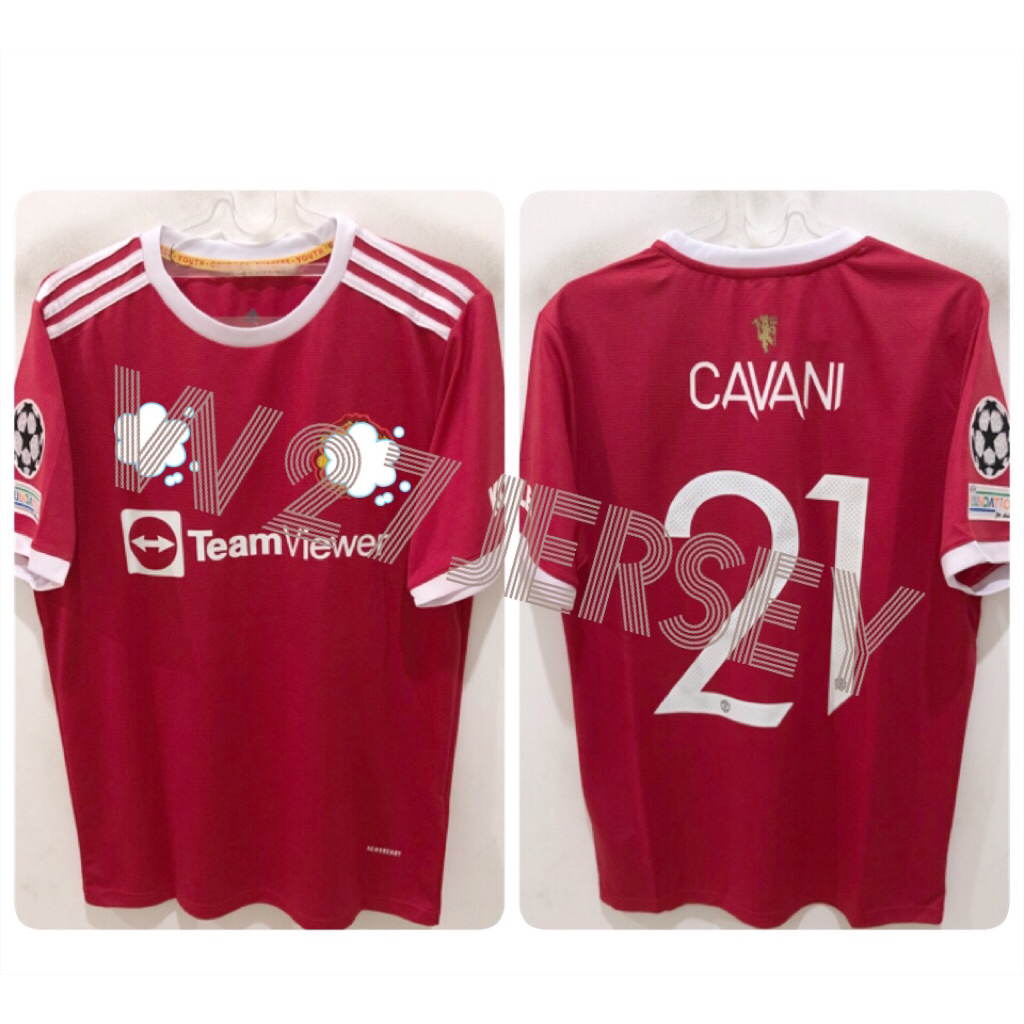 JERSEY IVU HOME 2021-2022 name player Cavani + Patch