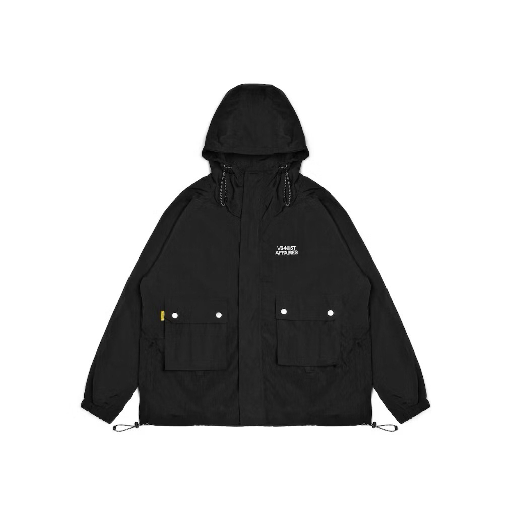 VEARST - WINDBREAKER JACKET DWIG BLACK