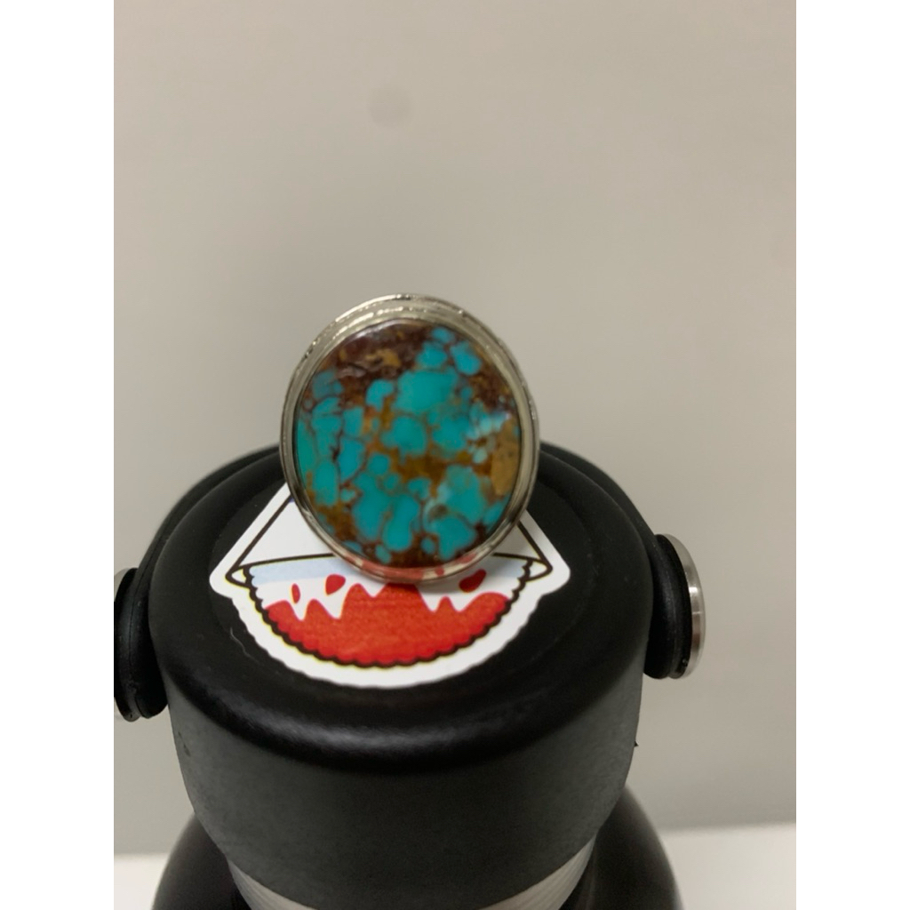 Pirus persia biru serat emas merah
