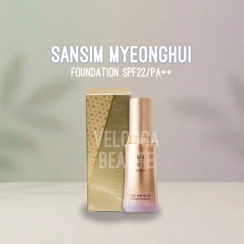 ( Jutanhak ) SANSIM MyeongHui ( 40 ml ) Foundation SPF22/PA++ Alas Bedak Hanbang Korea Myeong Hui