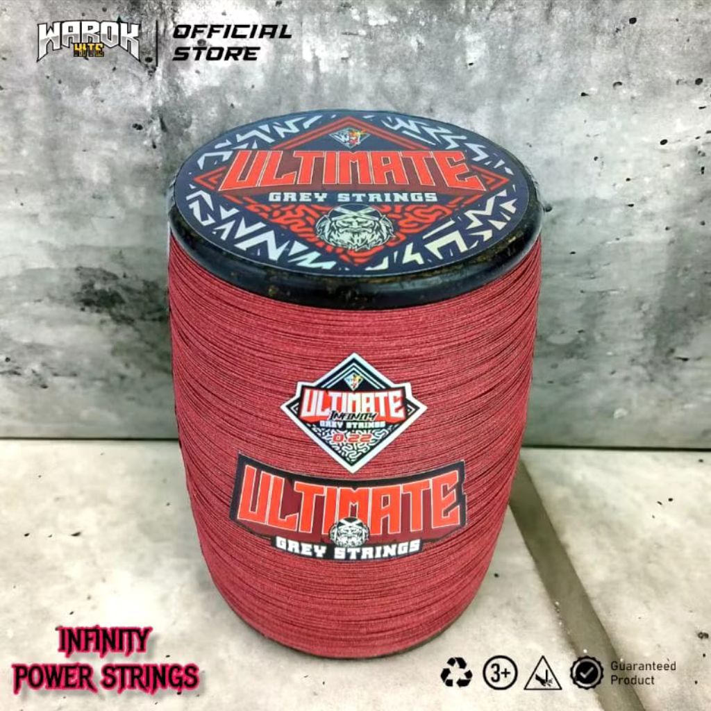 Gelasan Warokkite Ultimate 6000yard Matot Bahan Abu Shugoi