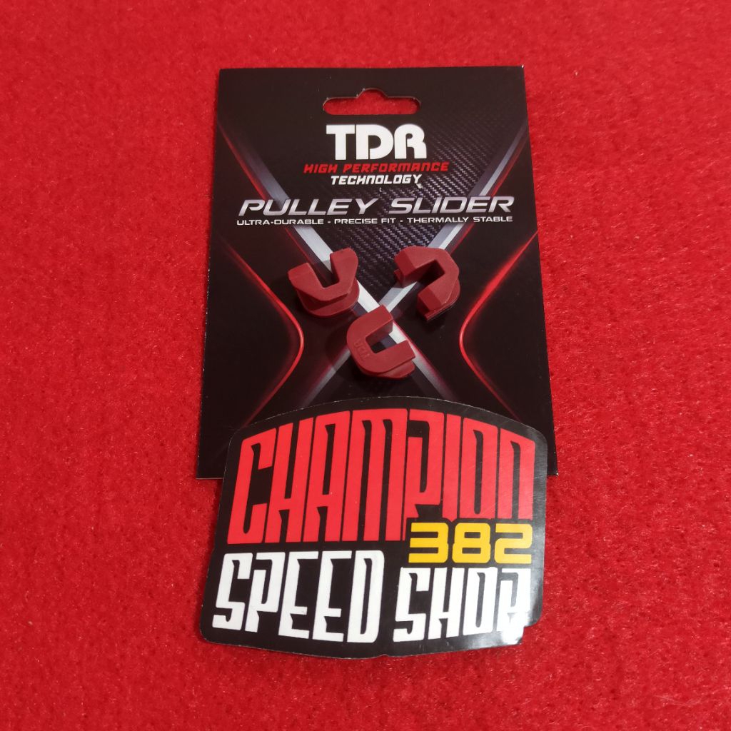 Slider Slide Piece Karet Pulley CVT TDR Racing Vespa Sprint 150 3V I-Get Vespa Primavera 150 3V I-Ge