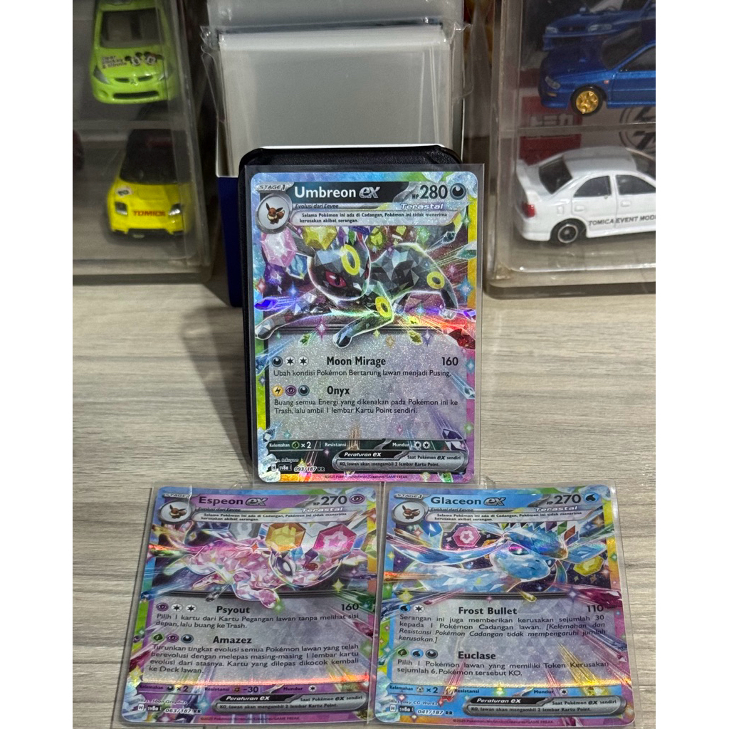 Umbreon EX Espeon EX Glaceon EX RR Pokemon