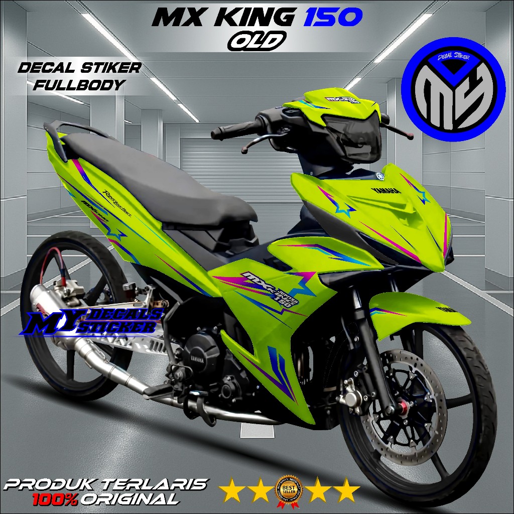 Decal Stiker MX King 150 Old / V1 Fullbody Desain Bintank - Sticker Variasi Mx King 150 V1 Full Body