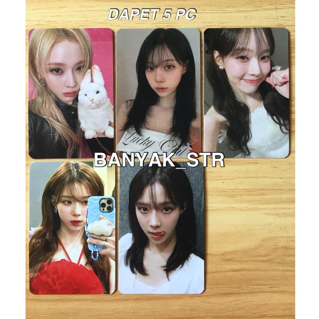 [DAPET 5 PC]  5 PHOTOCARD WINTER AESPA SELCA / 5 PHOTOCARD WINTER AESPA KIM MINJEONG SELCA / PHOTOCA