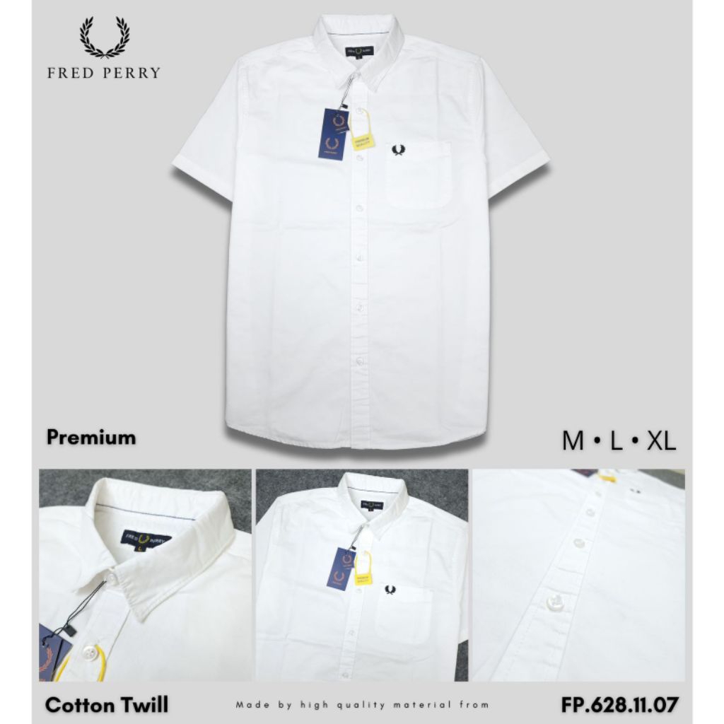 Kemeja fredperry pria kemeja best seller kualitas premium