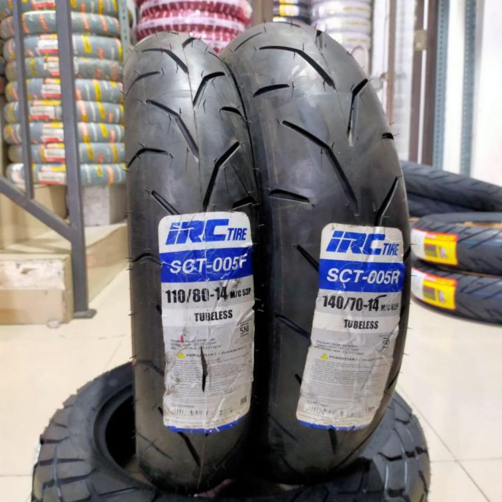 Ban metik Aerox PCX IRC ring 14 UK 110/80 140/80