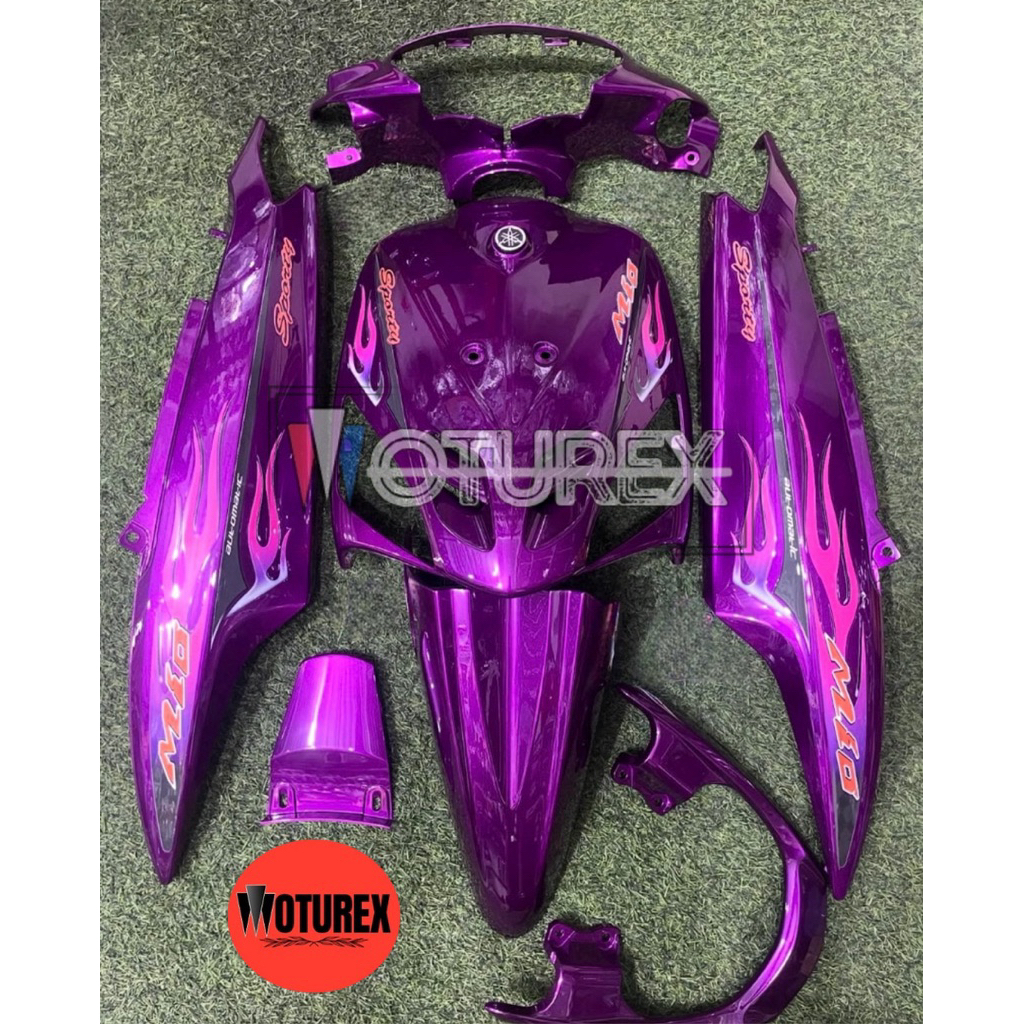 full body halus mio sporty ungu candy