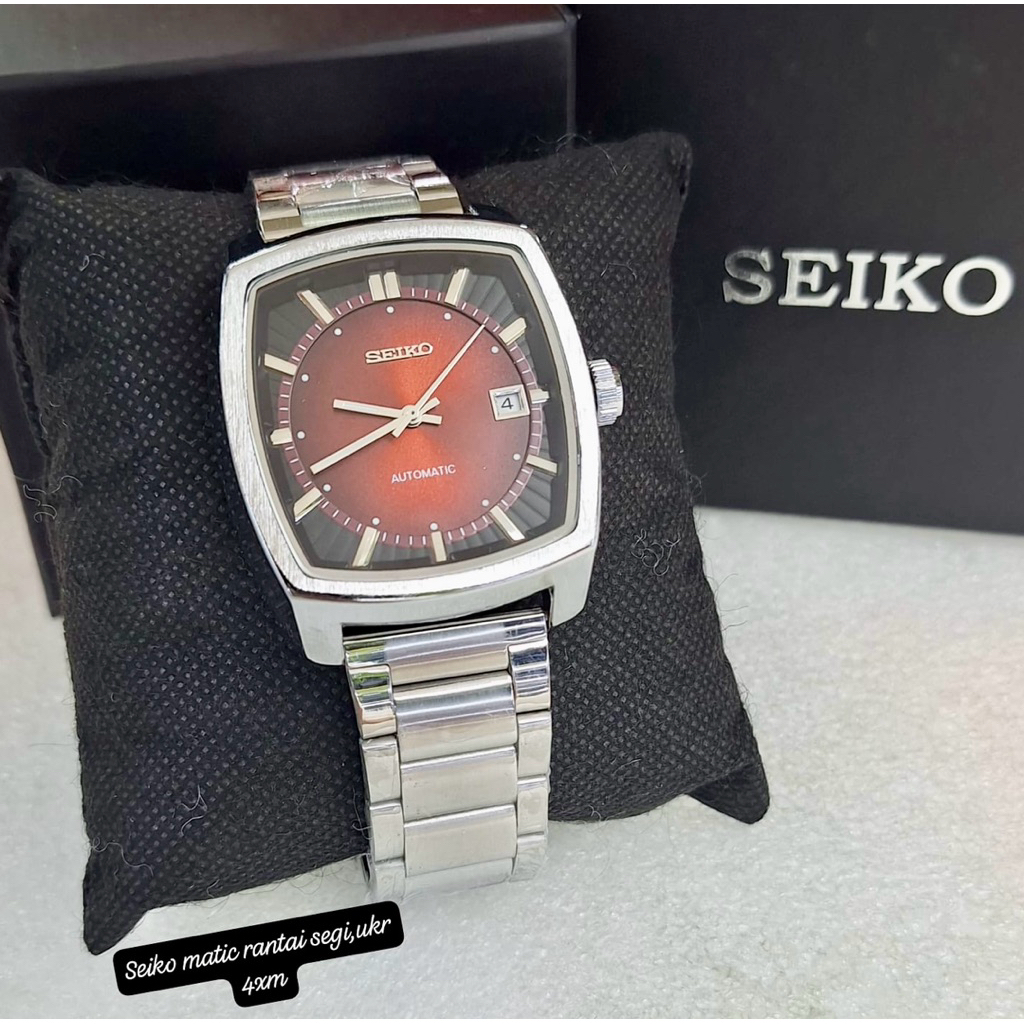 JAM TANGAN PRIA SEIKO AUTOMATIC 7009A SEGI DIMENSION STEINLESS PADAT