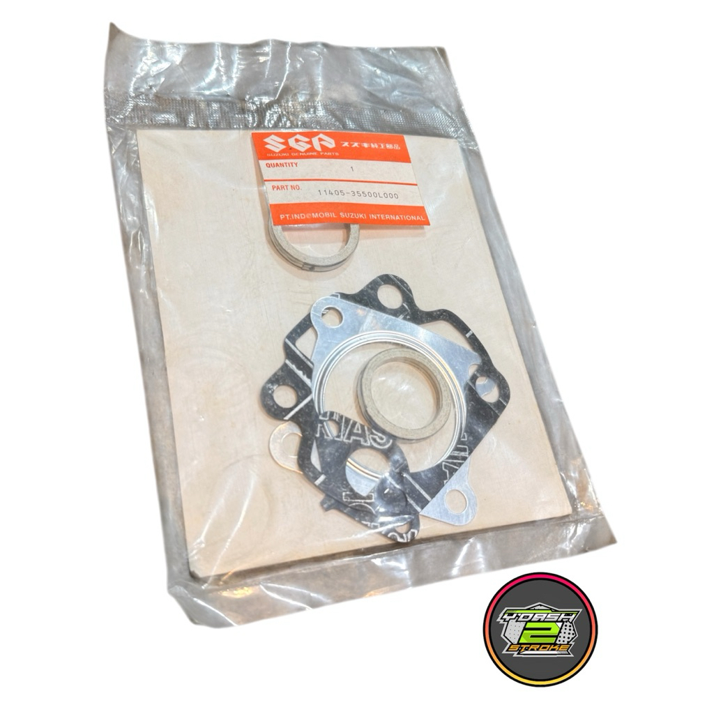 Paking Packing Perpak Blok head Knalpot Suzuki Rc100 Rc 100 Original Suzuki SGP