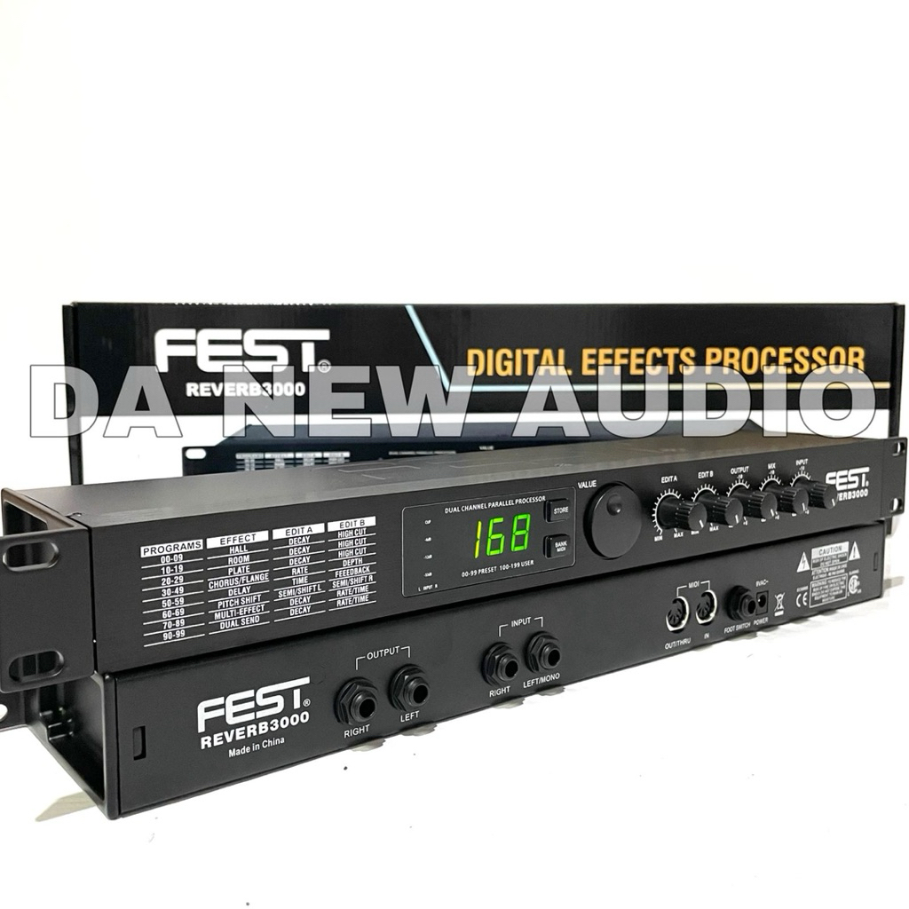 effect vocal fest reverb3000 original Fest Reverb 3000