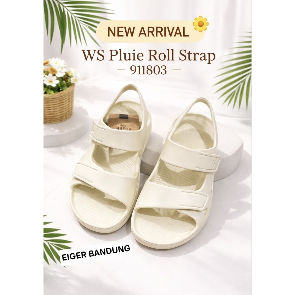 Wanita Eiger Sandal Wanita Eiger | Sandal Casual Nyaman Anti Licin Pluie Roll Strap | Sandal Cewek S