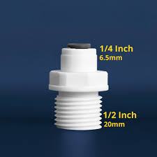 Sambungan Pipa PVC Elbow Drat Luar Dalam 1/4 Inch - Konektor Pipa PVC Elbow Drat Luar Dalam 1/4 Inch