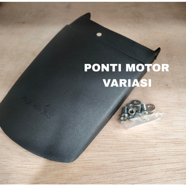 sambungan spakbor depan nmax nmax lama 2019 ke bawah / hitam bahan abs