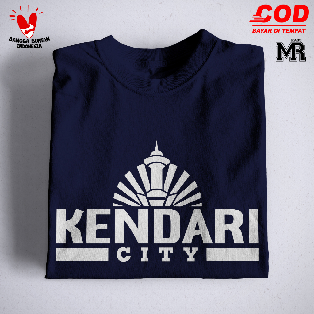 Kendari - Kaos - Baju - T-Shirt - Pakaian - Murah - Pria - Wanita - Dewasa - Keren - Kekinian - COD