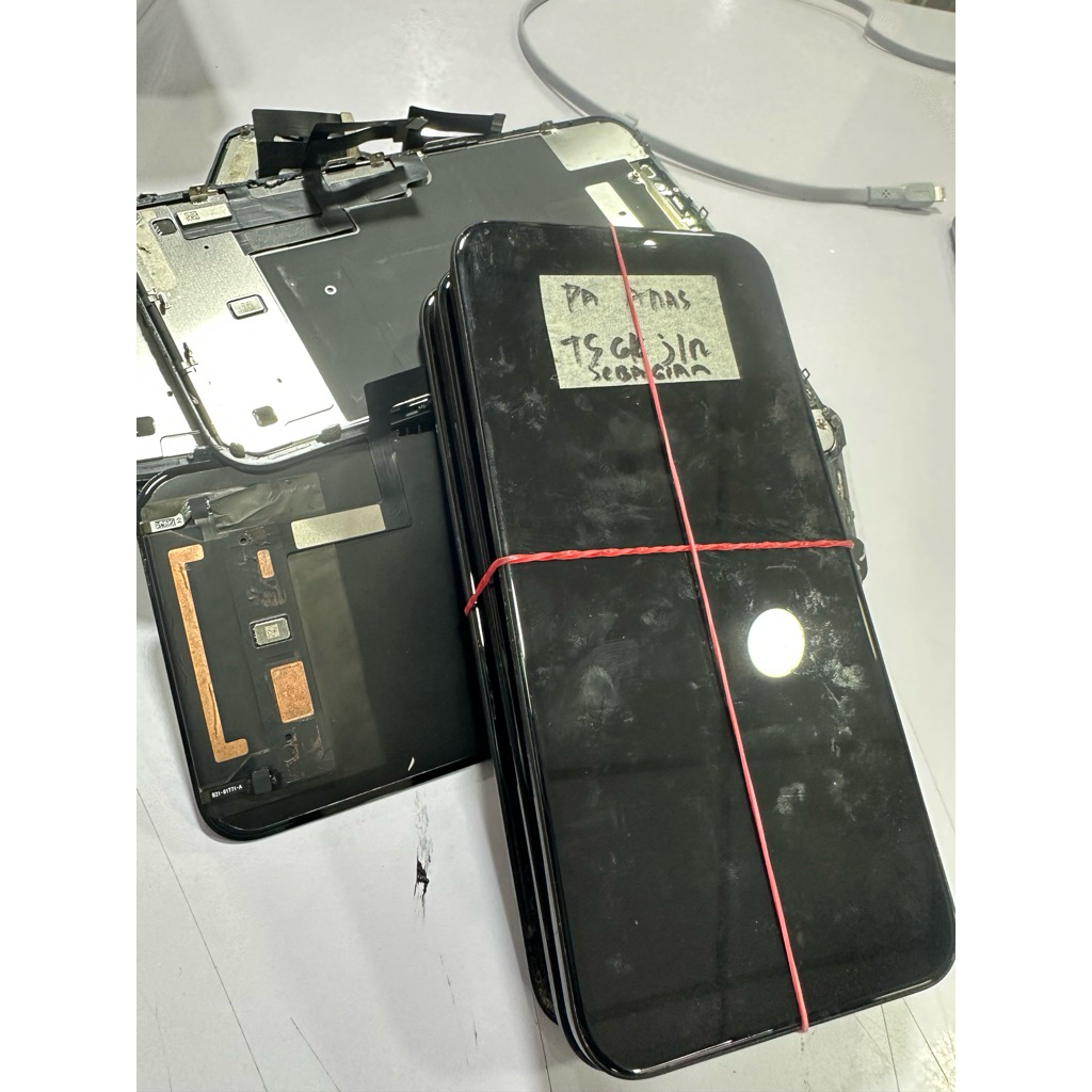 lcd ip xr bahan ganti kaca cabutan / copotan