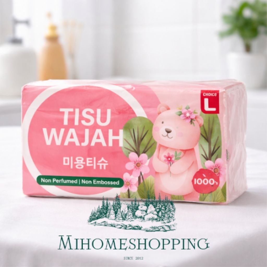 Tisu Wajah Choice L 1000’s – Non Perfumed & Non Embossed