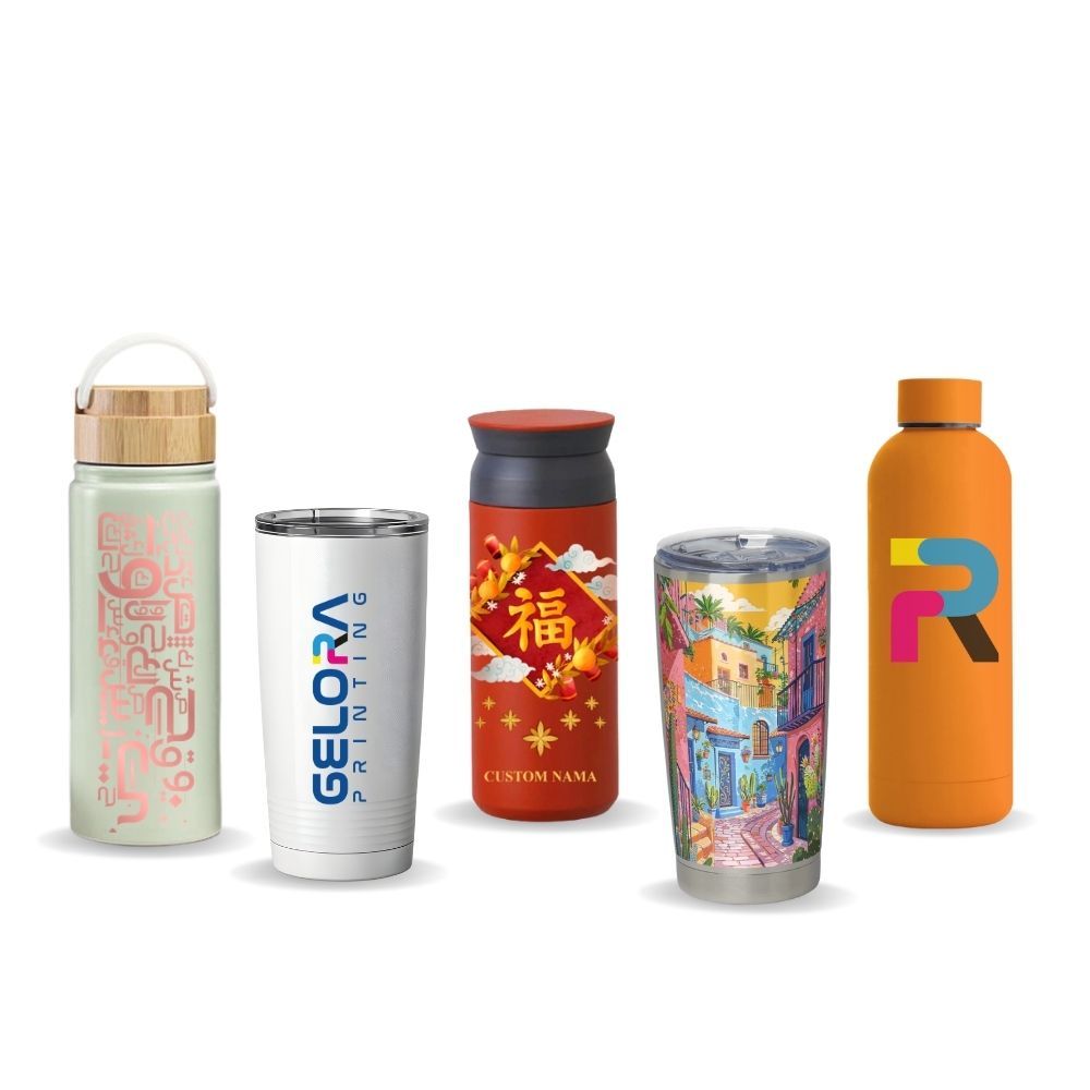 CuCustom Tumbler Gelora Printing | Tumbler Insert Paper, Plastik, Termos Vacuum, Niagara