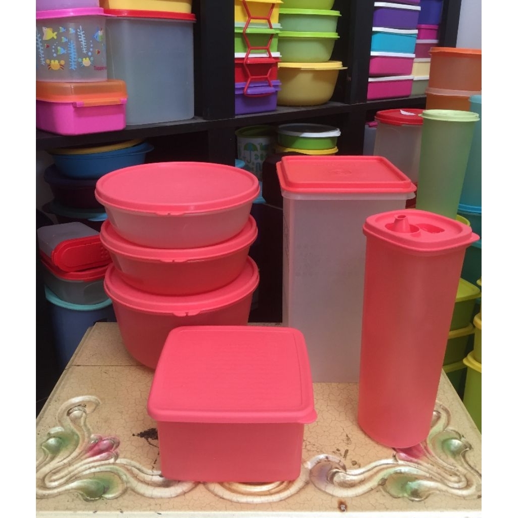 Toples Tupperware Original Tumbler Tupperware Second