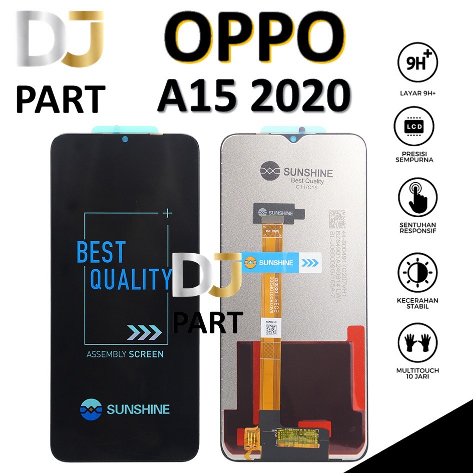 LCD TOUCHSCREEN OPPO A15 2020 ORIGINAL 100% COMPLETE