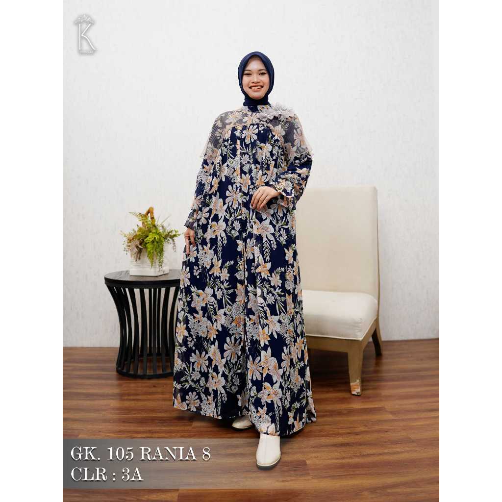 Gamis Premium RANIA 8 by Luna Hijab Indonesia