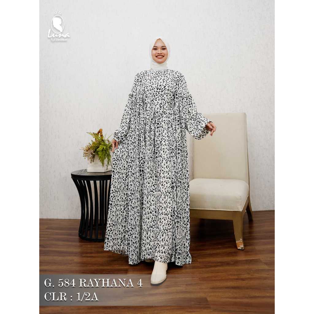Gamis Premium RAYHANA 4 by Luna Hijab Indonesia