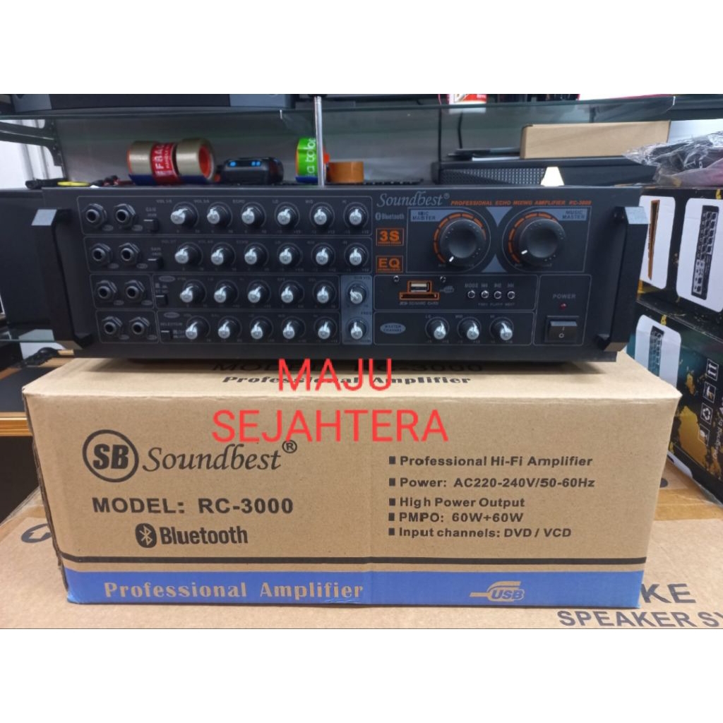 AMPLIFIER BLUETOOTH SOUNDBEST RC 3000