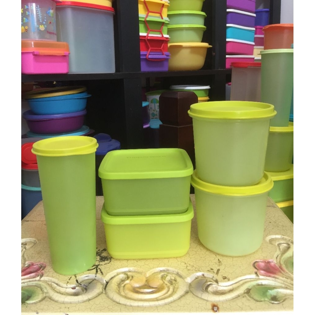 Sepaket Toples Tupperware Original Second Seal Kotak Tupperware