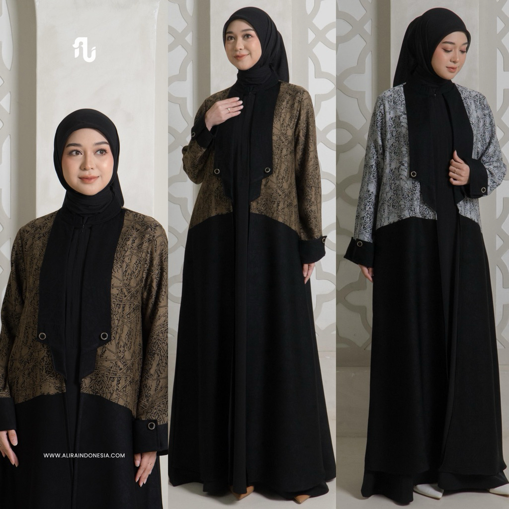 HEERA DRESS ABAYA PREMIUM BY ALIRA FASHION