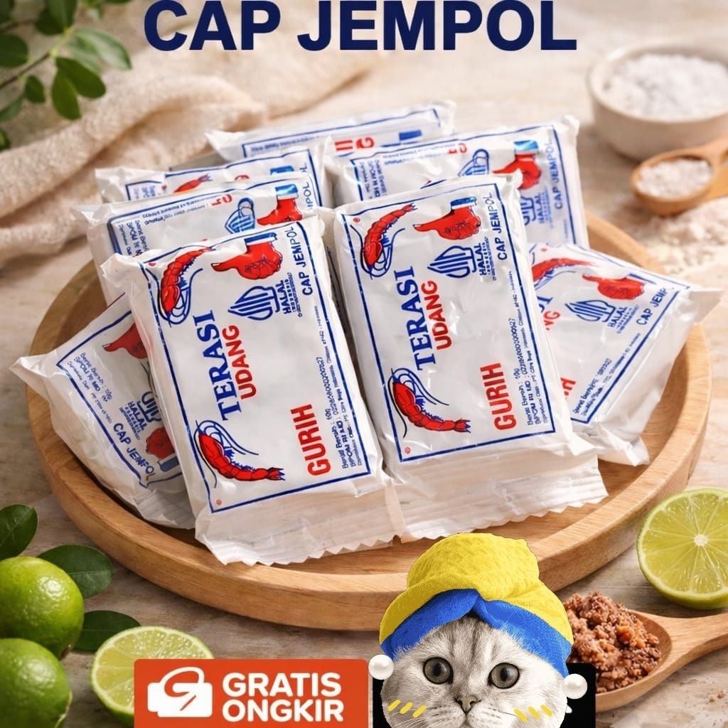 Terasi Udang Cap Jempol, Aroma Khas Cirebon, Rasa Tradisional, 100% Asli