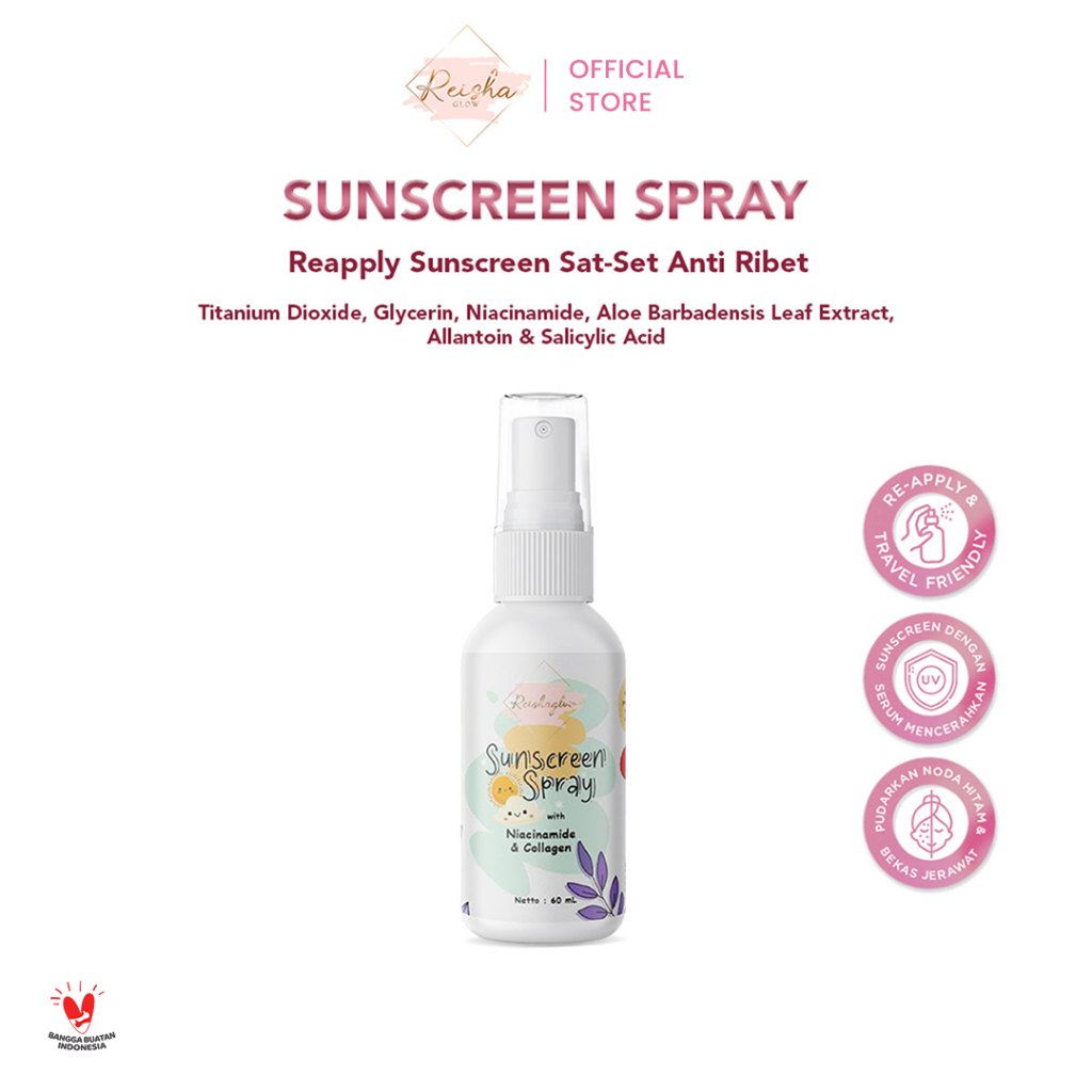 Reisha Glow Sunscreen Spray