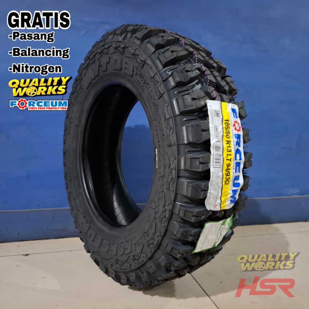 BAN MOBIL MT RING 13 FORCEUM 165 80 R13 MT08 PLUSH BAN SIGRA CALYA GRANDAMAX