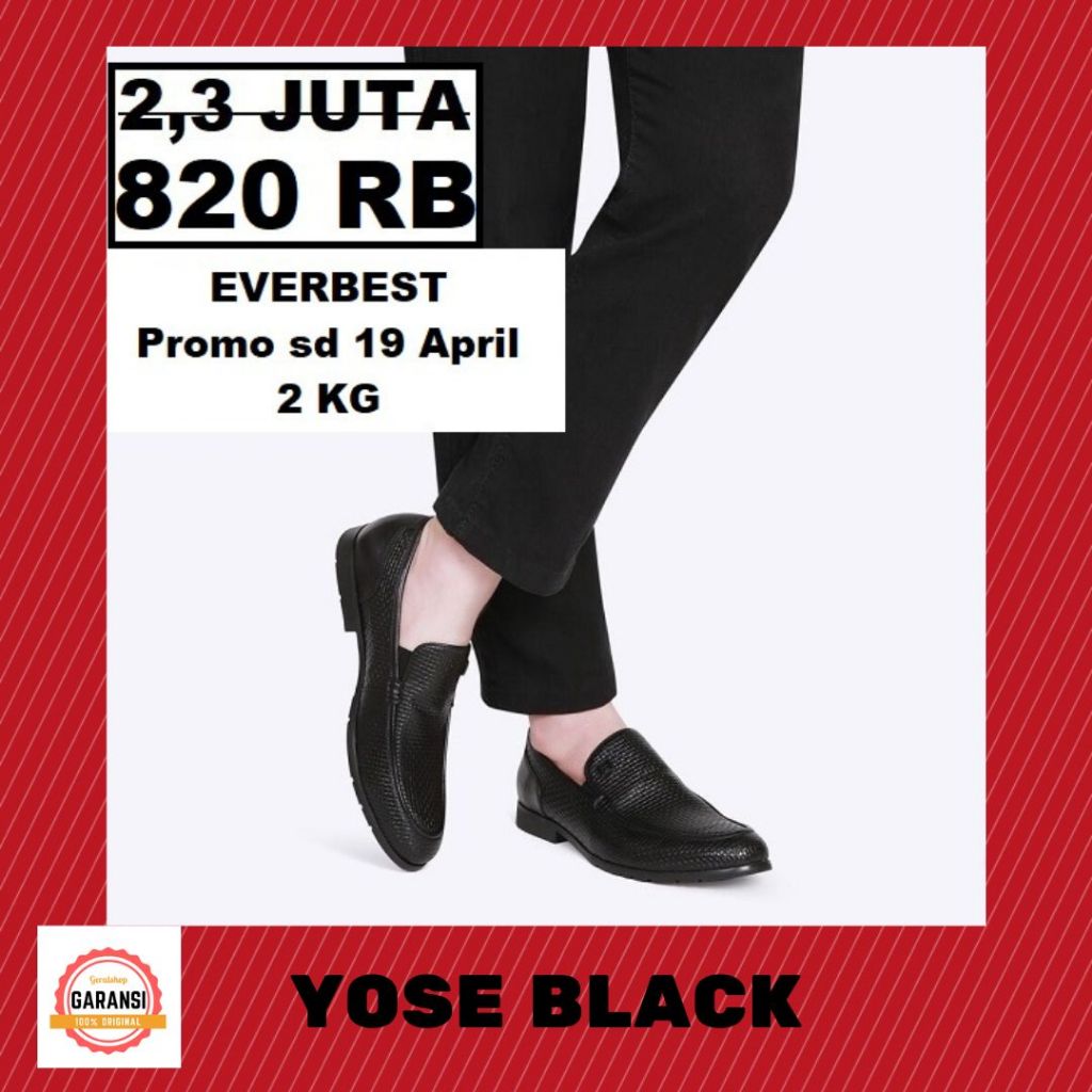 Sepatu EVERBEST pria seri YOSE SALE 100% ORIGINAL