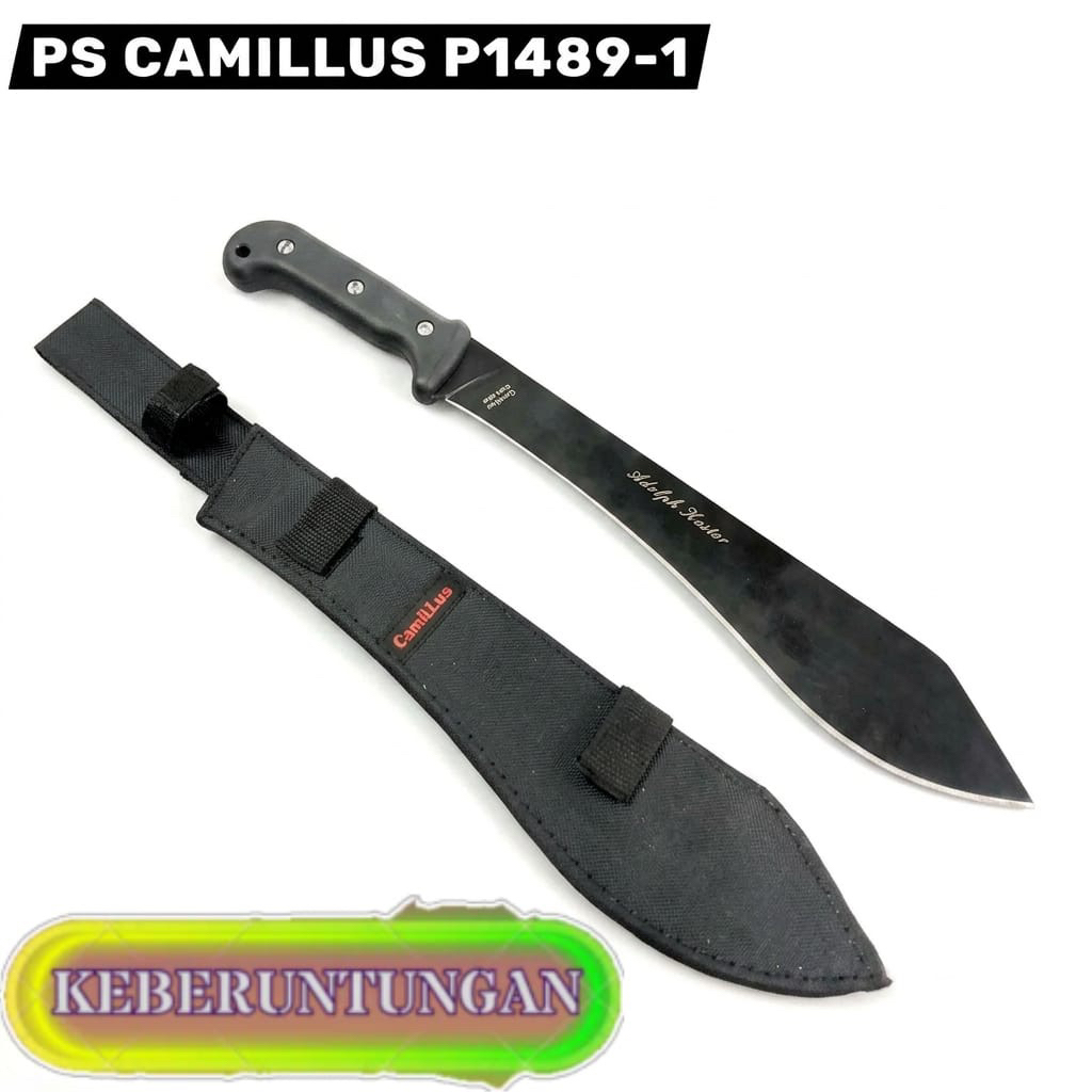 Alat Potong Kayu Bambu Semak Machete Survival Black Camilus CAM-BK6 P1489.1