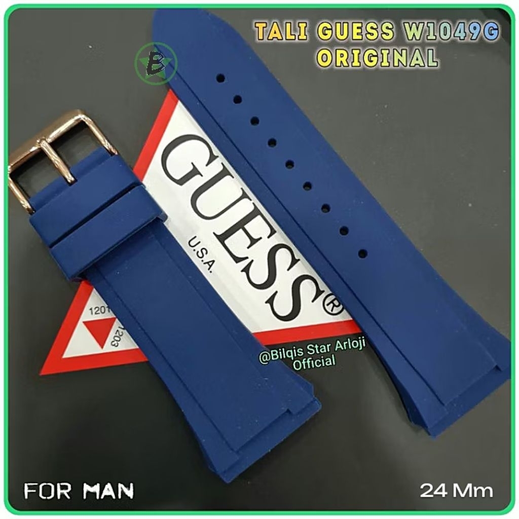 Tali Karet Jam Tangan Guess Pria & Wanita Original Murmer