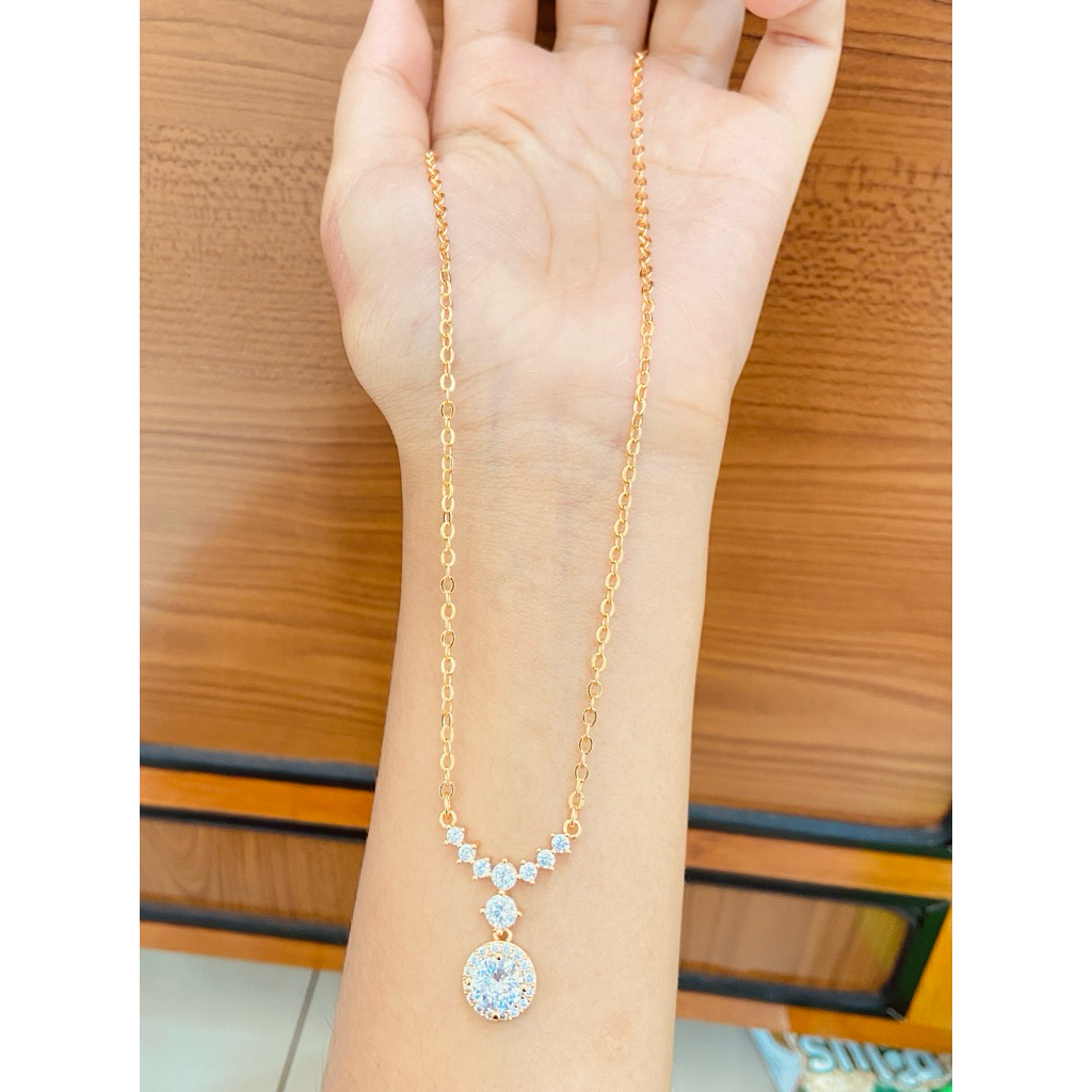kalung rosegold