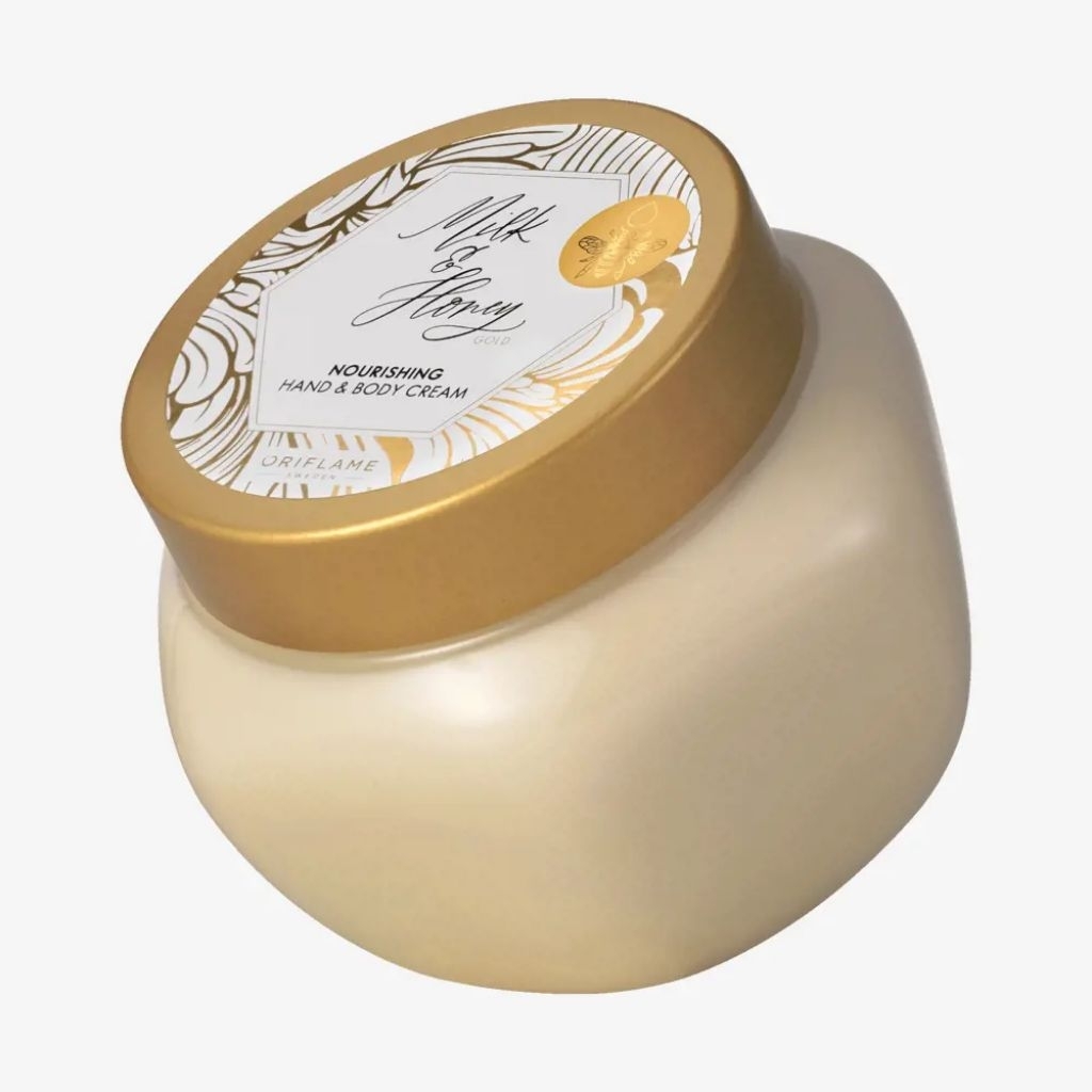 Milk & Honey Gold Nourishing Hand & Body Cream  250ML Oriflame KEMASAN BARU