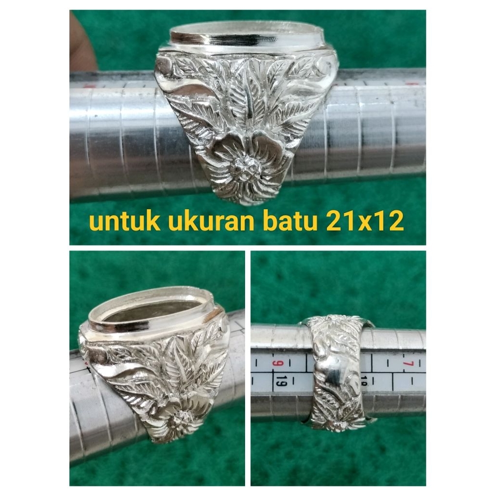 RING ALPAKA SUPER TERBARU MODEL PERAK