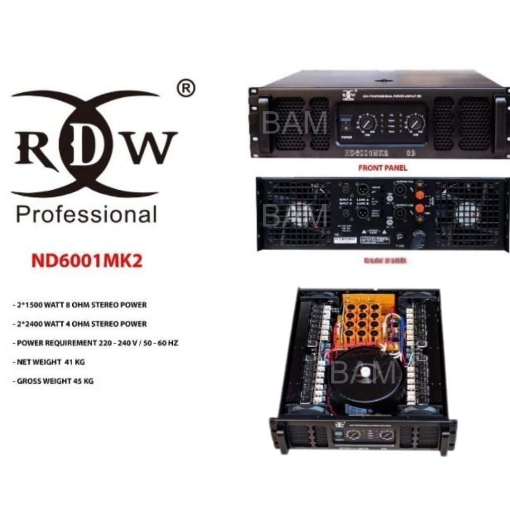 Power Amplifier RDW ND 6001 MK2