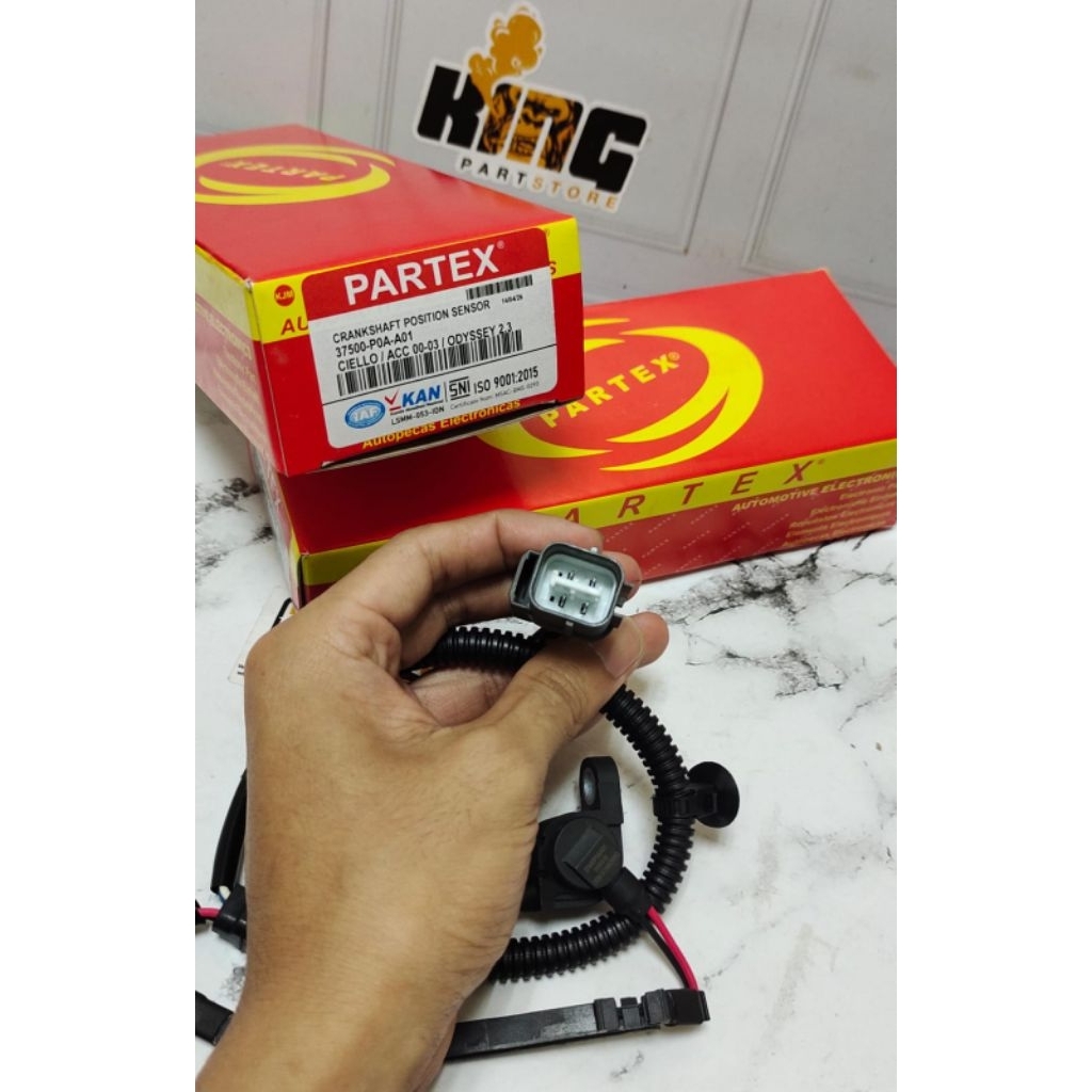 SENSOR CRANKSHAFT CKP KER AS ACCORD VTI CIELO ODYSSEY PARTEX ORIGINAL