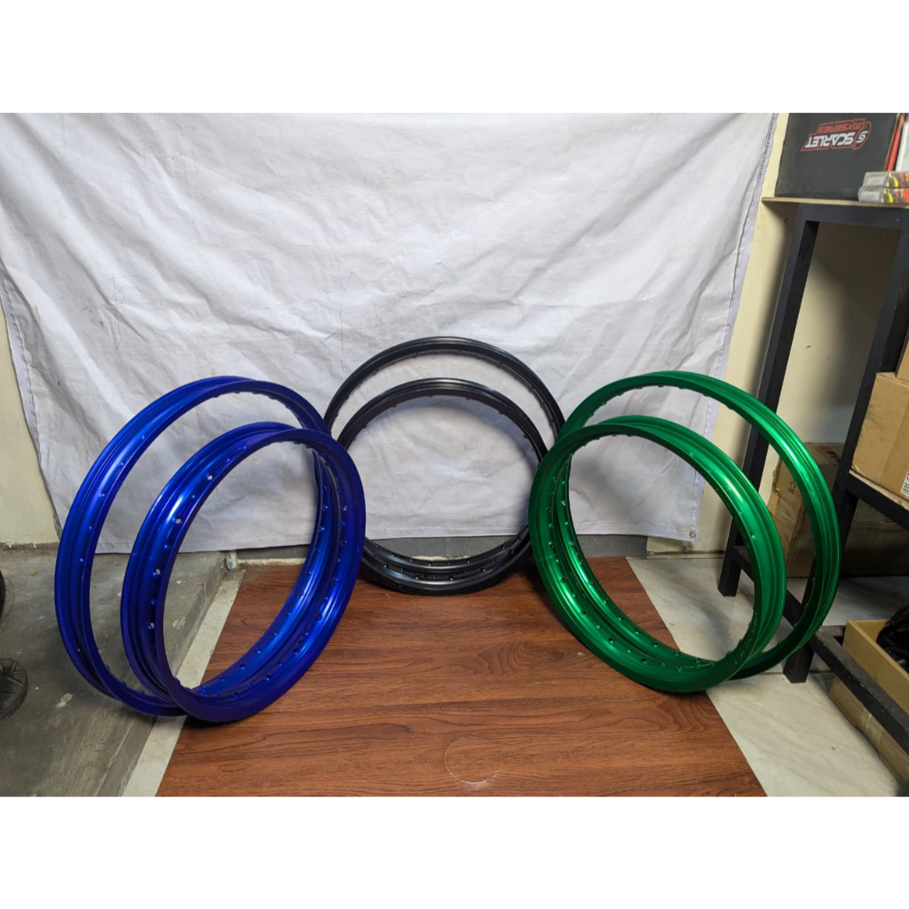 VELG DID JAPAN Ring 18/21 Finishing Anodize Velg Trail Trabas Motor Offroad 18-21 D.I.D Original