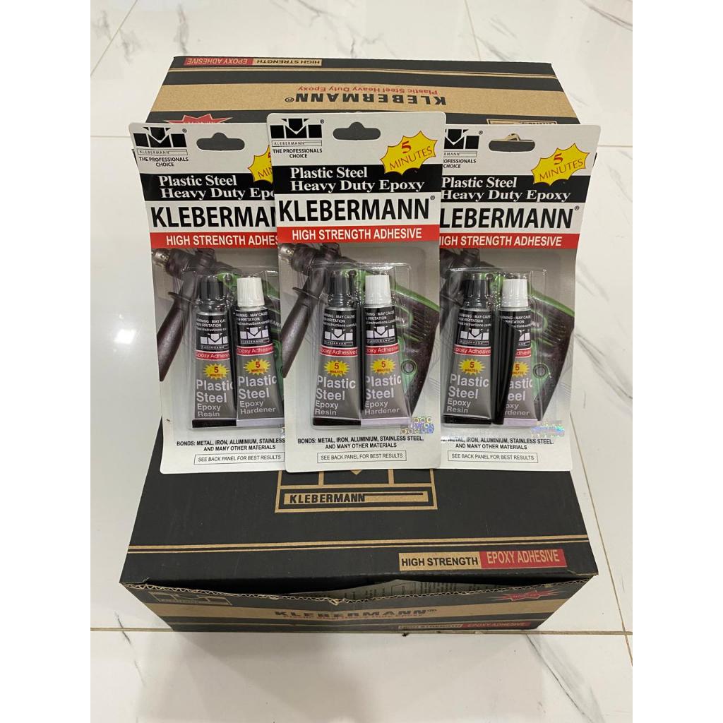 Lem Epoxy Serbaguna 5 Menit / Lem Dua Warna 5 Menit Kering / Lem Epoxy Klebermann