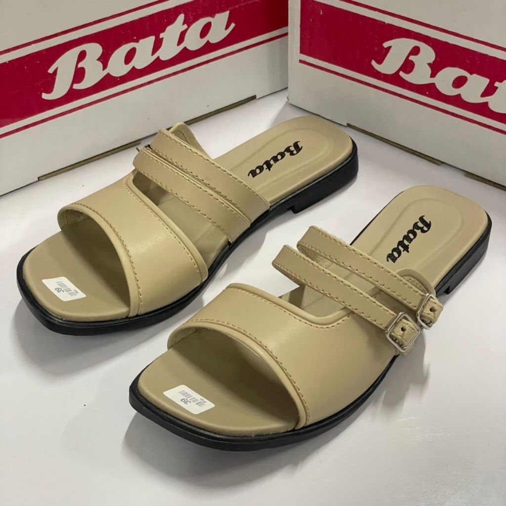 BATA/Sandal Slop 04 Flat Teplek Wanita Sandal Teplek wanita Dewasa Murah