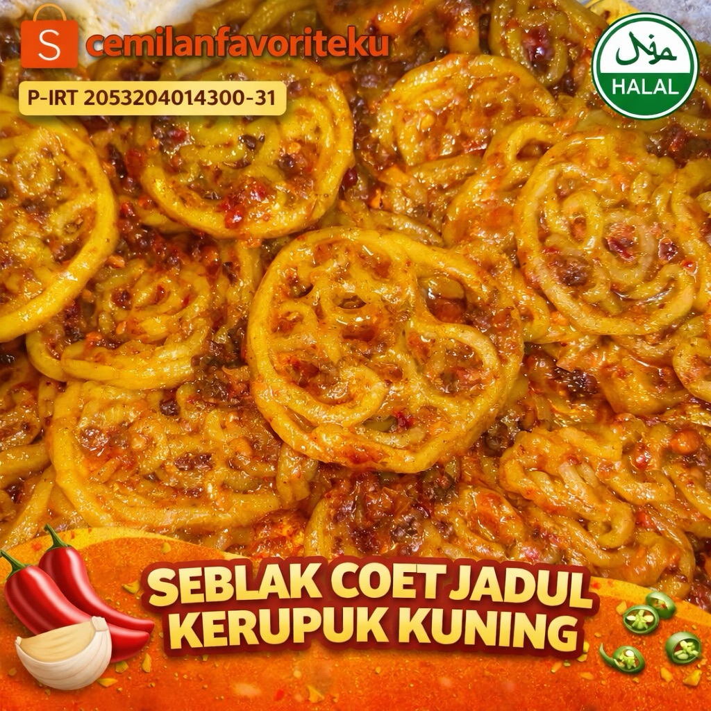 SEBLAK COET JADUL KERUPUK MIE KUNING KHAS BANDUNG DIJAMIN BUMBU LEKOH