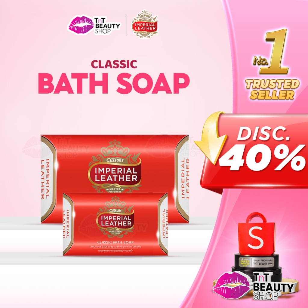 Sabun mandi IMPERIAL LEATHER 75gr - 100gr Family Soap IMPERIAL LEATHER  | TnT Beauty Shop